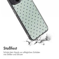 imoshion Design Hülle Apple iPhone 14 - Polka Dot Mintgroen
