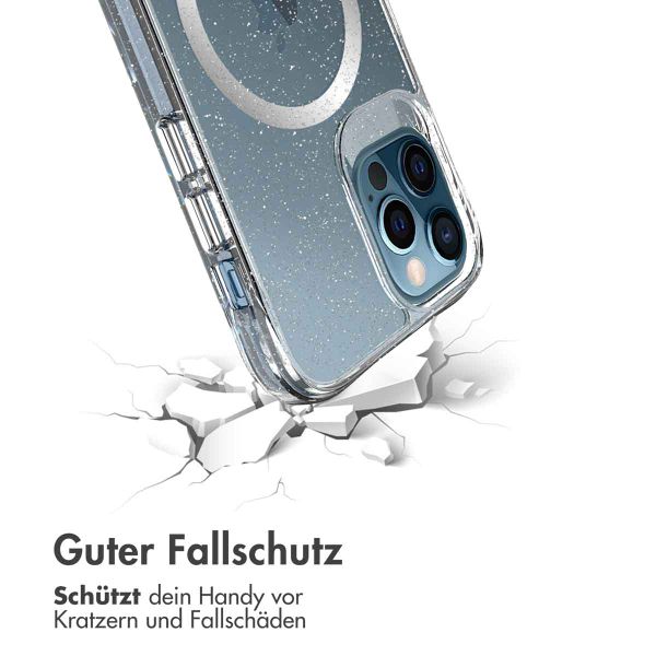 imoshion Klare Glitter Backcover mit MagSafe Apple iPhone 12 (Pro) - Gold