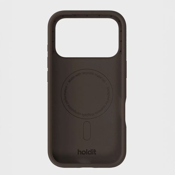 Holdit Silicone Case MagSafe Apple iPhone 18 Pro / 17 Pro - Chocolate