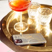 imoshion Design Hülle Samsung Galaxy A41 - Golden Leaves