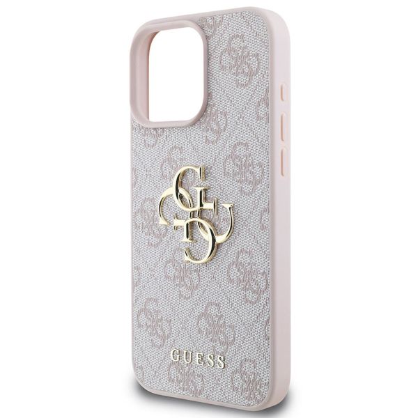 Guess 4G Metal Logo Back Cover Apple iPhone 16 Pro Max - Rosa