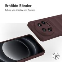 imoshion EasyGrip Back Cover für das Xiaomi 14 Ultra - Aubergine