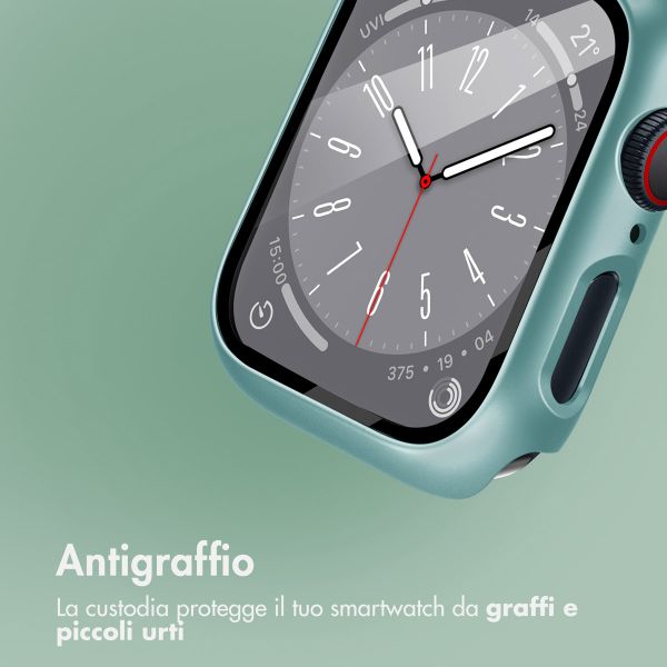 imoshion Full Cover Hard Case Apple Watch 7 / 8 / 9 - 41 mm - Dunkelgrün