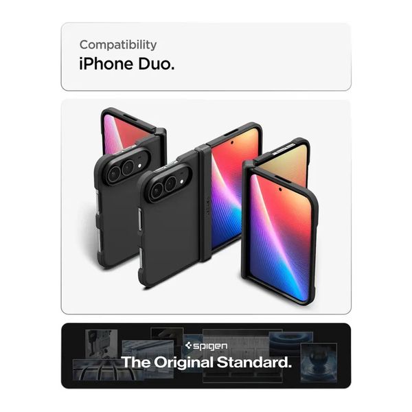 Spigen Tough Armor Backcover MagSafe Apple iPhone Duo - Black