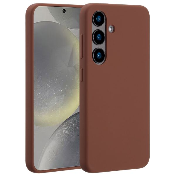 Accezz Liquid Silikoncase mit MagSafe Samsung Galaxy S24 - New Tea Brown