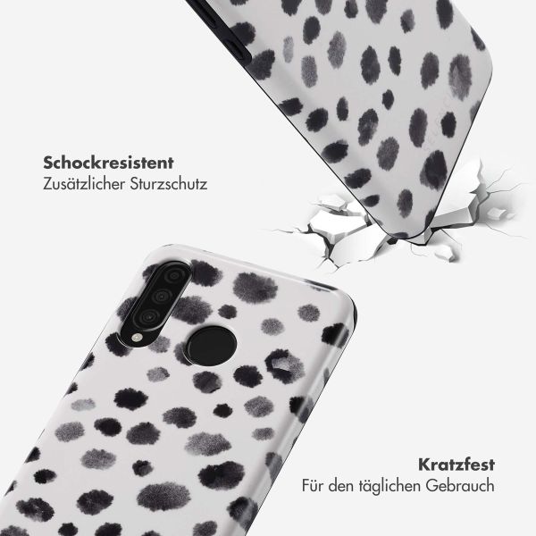 Selencia Vivid Back Cover Huawei P30 Lite - Trendy Leopard