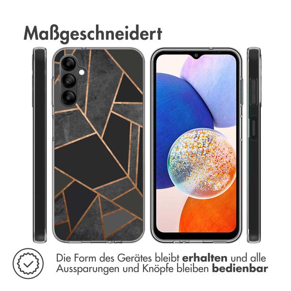 imoshion Design Hülle für das Samsung Galaxy A14 (5G/4G) - Black Graphic