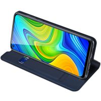 Dux Ducis Slim TPU Klapphülle Dunkelblau für das Xiaomi Redmi Note 9