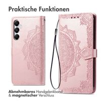 imoshion Mandala Klapphülle für das Samsung Galaxy A55 - Rose Gold