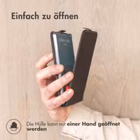 Accezz Flip Case für das Samsung Galaxy A56 - Schwarz