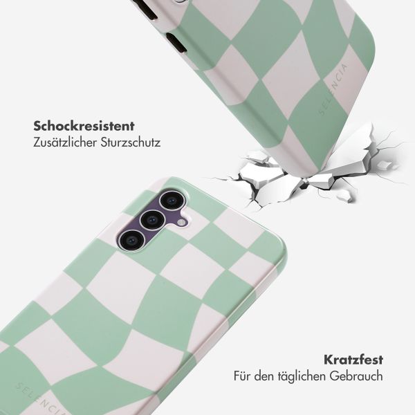 Selencia Vivid Back Cover Samsung Galaxy S23 FE - Groovy Sage Green