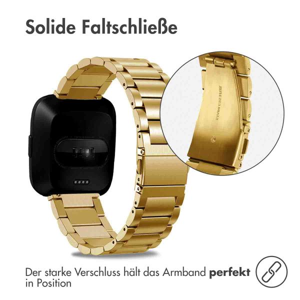 imoshion Edelstahlarmband für das Fitbit Versa 2 / Versa Lite - Gold