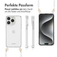 imoshion Backcover mit Handyketten Apple iPhone 15 Pro Max - Perlen