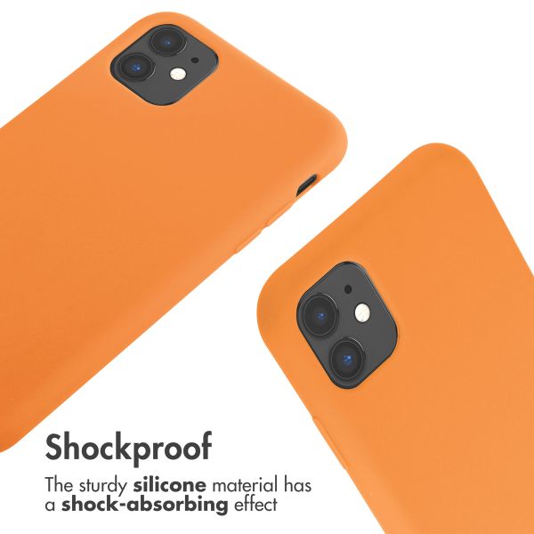 imoshion SilikonHülle mit Band Apple iPhone 11 - Orange