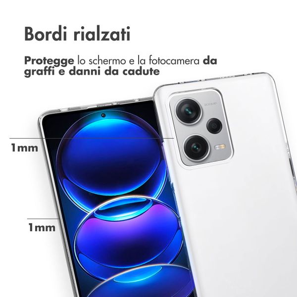 Accezz Clear TPU Backcover Xiaomi Redmi Note 12 Pro Plus - Transparent