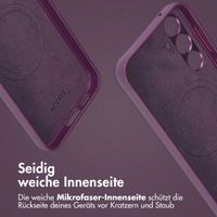 Accezz 2-in-1 Klapphülle aus Leder mit MagSafe Samsung Galaxy S24 Plus - Heath Purple