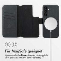 Accezz 2-in-1 Klapphülle aus Leder mit MagSafe Samsung Galaxy S23 FE - Onyx Black