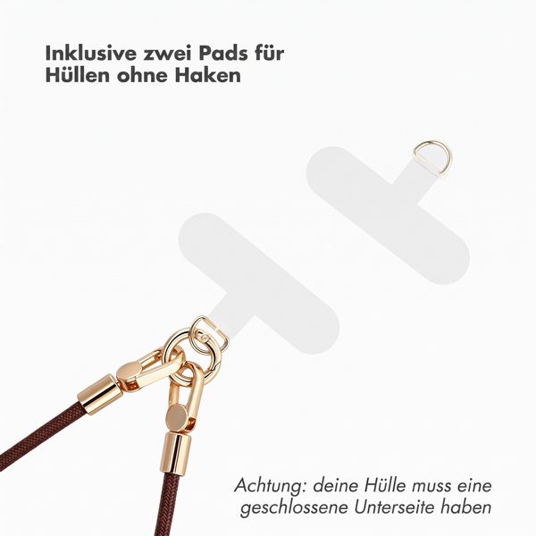 Selencia Universal Armband mit 2 Haken - Choco Brown