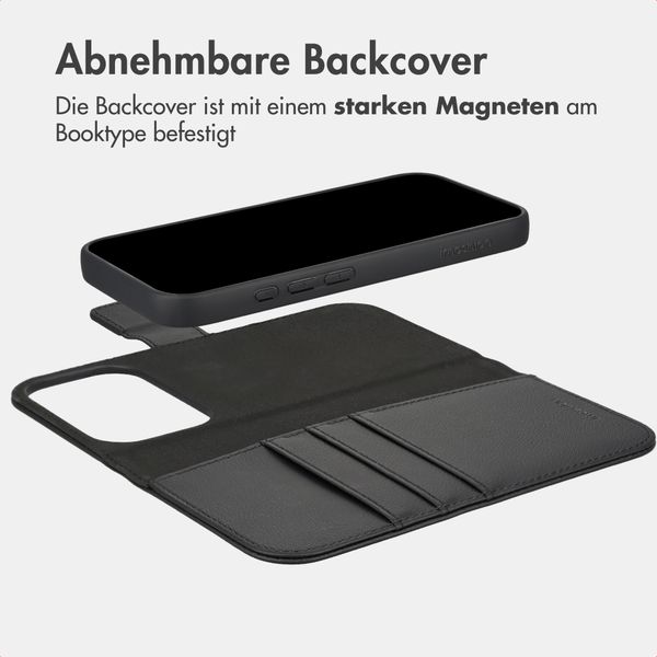 imoshion Herausnehmbare 2-in-1 Luxus-Bookcase Apple iPhone 17 Pro - Schwarz