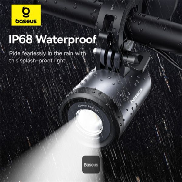 Baseus PrimeTrip 2-in-1 Handyhalterung mit Fahrradlampe - Magnetisch - Universell - Cosmic Black