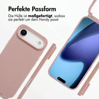 imoshion SilikonHülle mit Band Apple iPhone Air - Sand Pink