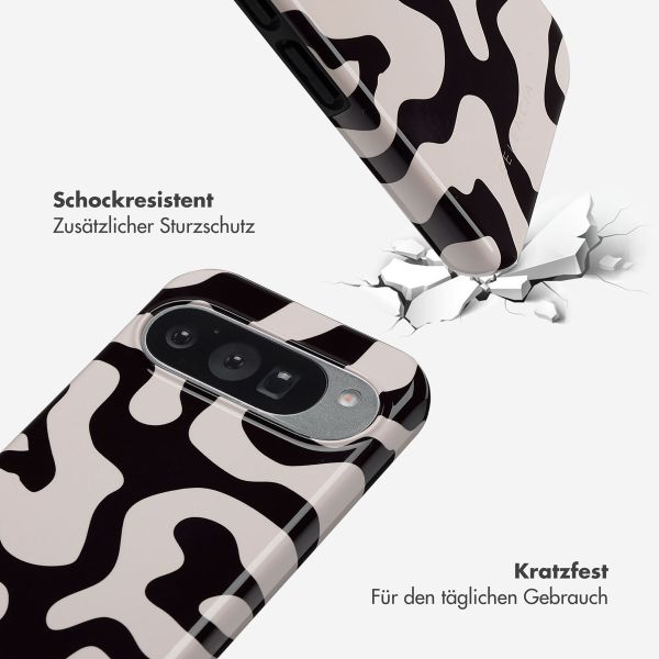 Selencia Vivid Back Cover Google Pixel 10 / 10 Pro - Art Wave Black