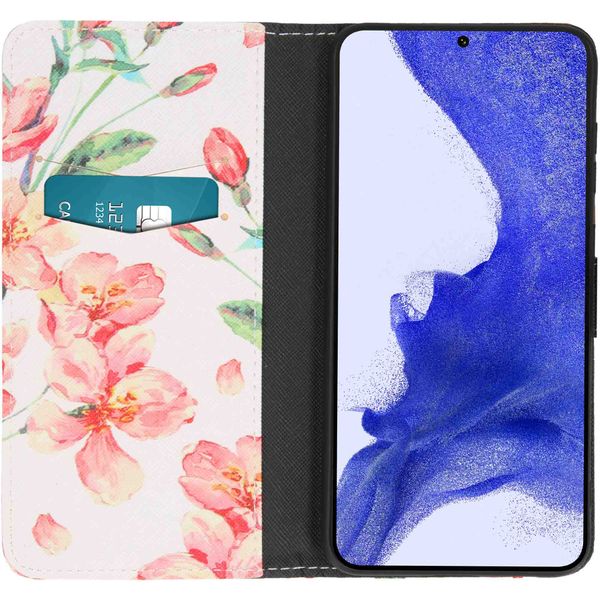 imoshion Design TPU Klapphülle für das Samsung Galaxy S23 Plus - Blossom Watercolor