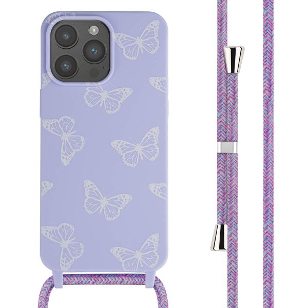 imoshion Silikonhülle design mit Band für das iPhone 15 Pro Max - Butterfly