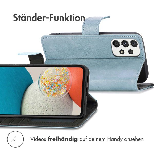 imoshion Luxuriöse Klapphülle Samsung Galaxy A53 - Hellblau