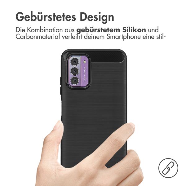 imoshion Brushed Back Cover Nokia G42 - Schwarz