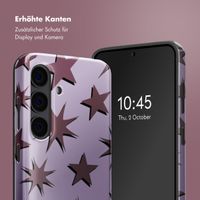 Selencia Vivid Backcover Samsung Galaxy S24 - Stars Plum Lilac