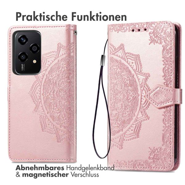 imoshion Mandala Klapphülle für das Honor 200 Lite - Rose Gold