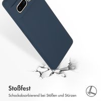 Accezz Liquid Silikoncase für das Google Pixel 7 Pro - Dunkelblau