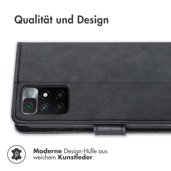 imoshion Luxuriöse Klapphülle für das Xiaomi Redmi 10 - Schwarz