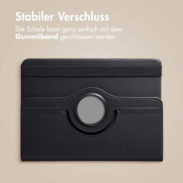 imoshion 360° drehbare Klapphülle Samsung Galaxy Tab S9 11.0 Zoll / Tab S10 FE / S9 FE 10.9 Zoll - Schwarz