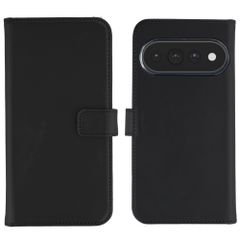 Selencia Echtleder Klapphülle Google Pixel 11 / 11 Pro - Schwarz