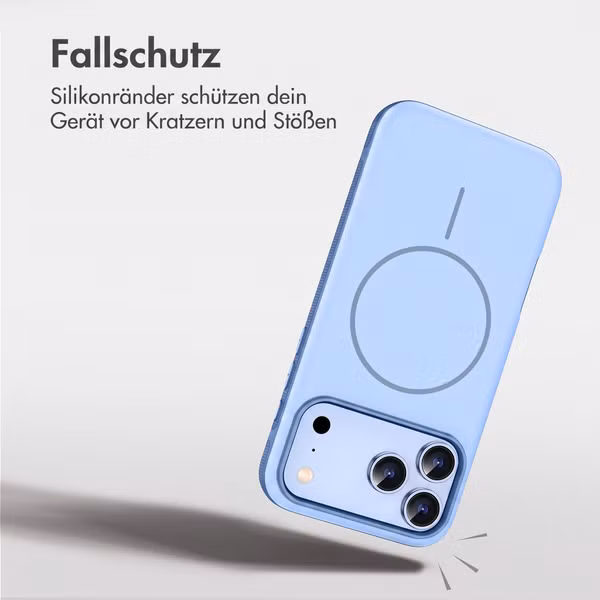 imoshion Color Backcover mit Thin MagSafe Ring Apple iPhone 18 Pro / 17 Pro - Hellblau