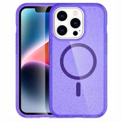 imoshion Sparkle Back Cover mit MagSafe Apple iPhone 14 Pro Max - Glitzer Violett