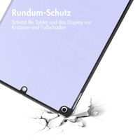 imoshion Trifold Klapphülle Apple iPad 9 (2021) 10.2 Zoll / iPad 8 (2020) 10.2 Zoll / iPad 7 (2019) 10.2 Zoll - Lila