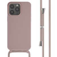 imoshion SilikonHülle mit Band Apple iPhone 15 Pro Max - Sand Pink