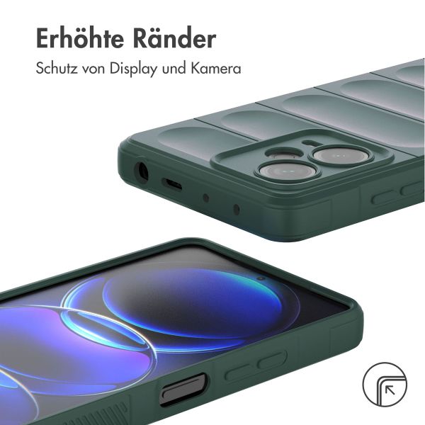 imoshion EasyGrip Backcover für das Xiaomi Redmi Note 12 Pro Plus - Dunkelgrün