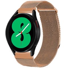 imoshion Magnetisches Milanaise Armband -   Universelle 20 mm Anschluss - Größe S - Rosé gold