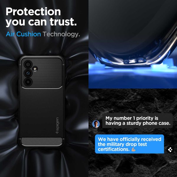 Spigen Rugged Armor Case für das Samsung Galaxy A54 (5G) - Schwarz