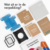 Accezz 2x Displayschutzfolie mit Applikator für die Apple Watch Series 4-6 / SE - 40 mm
