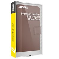 Accezz Premium Leather 2 in 1 Wallet Bookcase Samsung Galaxy A35 - Braun