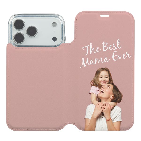 Gestalte deine eigene Compact Gel Klapphülle Apple iPhone 17 Pro Max - Weiß