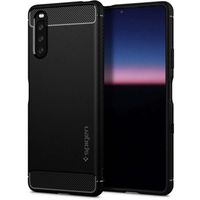 Spigen Rugged Armor Case Sony Xperia 10 III - Schwarz