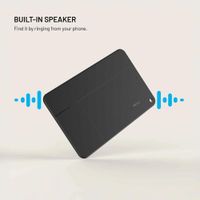 Fixed MiCard Pro - Bluetooth-Tracker - Geeignet für Apple und Android - Schwarz