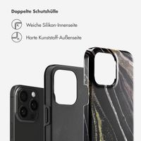 Selencia Vivid Tough Back Cover für das iPhone 15 Pro Max - Chic Marble