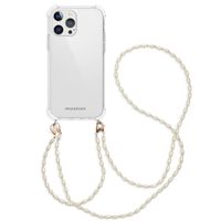 imoshion Handykette mit Perlen + Handgelenkschlaufe iPhone 13 Pro - Transparent